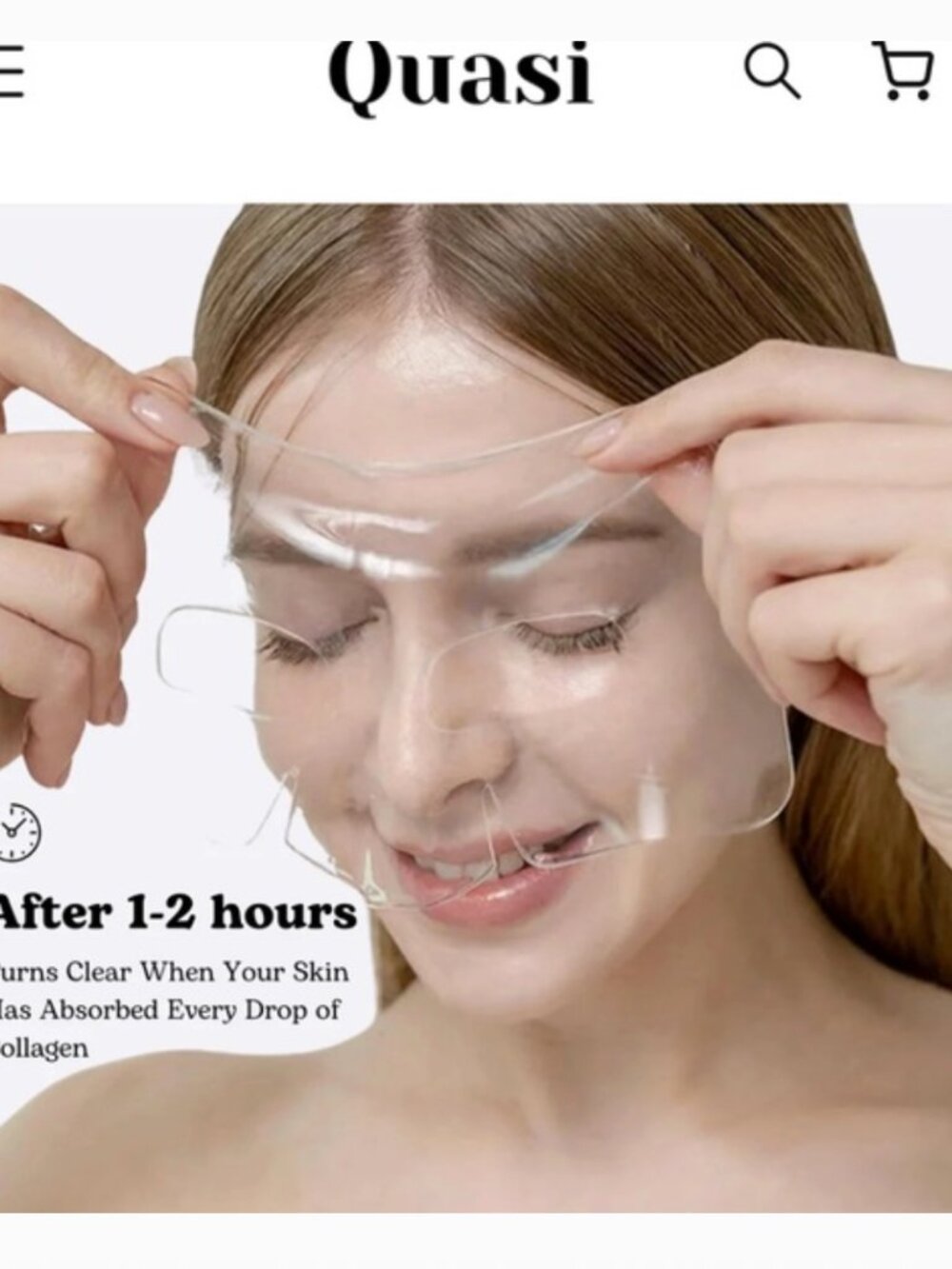 Quasi Bio Collagen Anti-Wrinkle Lifting Masks (4 pack)